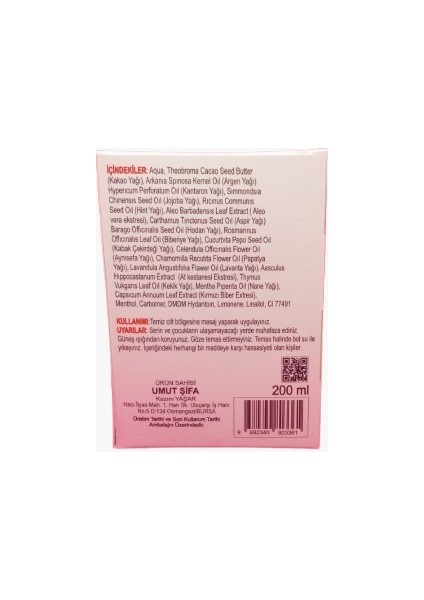 Öz Botanik 18 Bitki Karışımlı Masaj Kremi modelleri