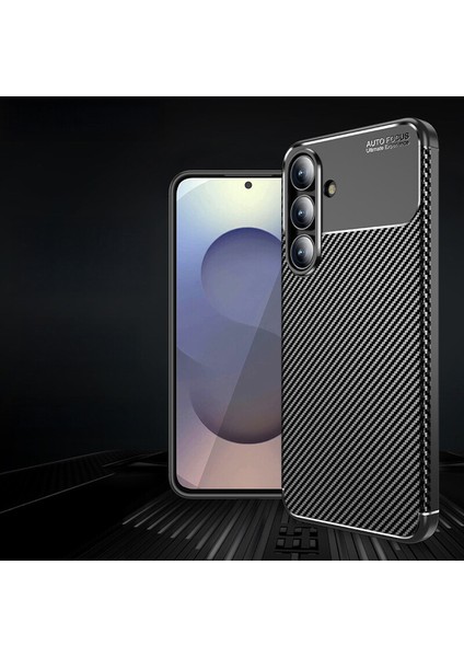 Samsung Galaxy S25 Fe Kılıf Karbon Desenli Lux Negro Silikon modelleri