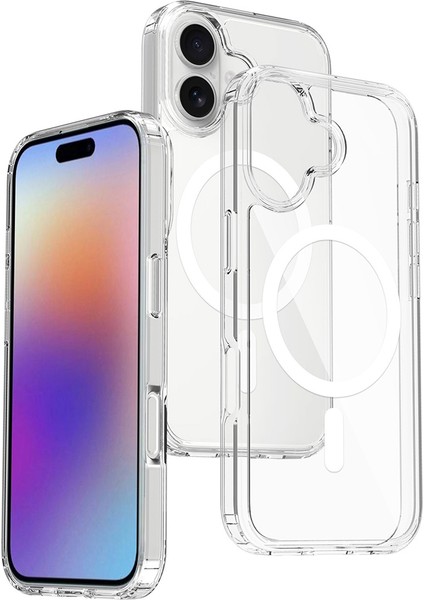 Apple Iphone 17 Kılıf Ultra Korumalı Magsafeli Şeffaf Emboss Kapak fiyatları