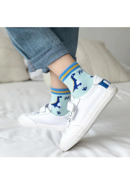 5 Çift Dinazor Desenli Indigo Bebek Çorap ve Çocuk Çorabı Hobins Sportswear & Company fiyatları
