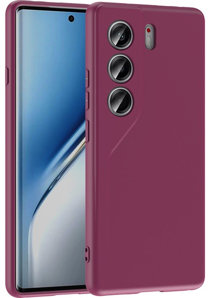 Tecno Camon 40 4g Kılıf Kamera Korumalı Içi Süet Lansman Silikon
