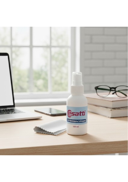 2 Adet Gözlük ve Ekran Temizleme Seti, 100 ml Sprey ve Mikrofiber Temizleme Mendili modelleri