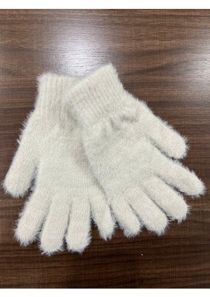 Bej Peluş Kışlık Yumuşak Dokulu Eldiven (Standart) fırsatları
