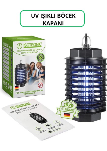 Böcek Kapanı/ Uçan Böcekleri Yok Eder / Sinek / Sivrisinek / Güve/ Prize Takılır / Alan 80M²