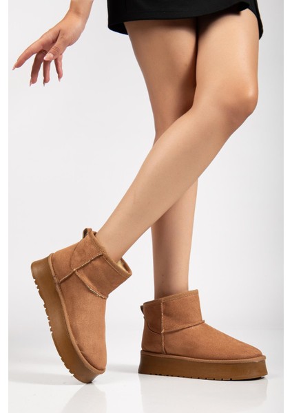 Suins Camila Model Içi Komple Kürklü Kadın Siyah Taba Ten Bot fiyatları