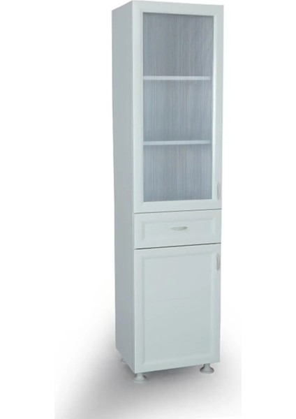 Plastik Çok Amaçlı Kapaklı Banyo Dolabı TK111