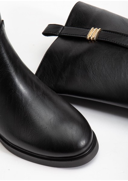 Suins Laby Model Fermuarlı Siyah Kahverengi Kadın Çizme fırsatları