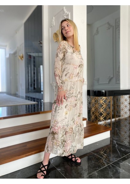 Kadın Uzun Ipek Elbise modelleri