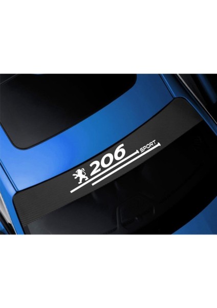 Peugeot 206 Için Uyumlu Aksesuar Oto Ön Cam Oto Sticker Karbon fiyatları