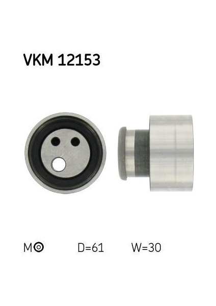 VKM12153 - Rulman Alfa 145 146 155 1.9td 1994-1999 Dedra Tipo 1.9 Tempra Bravo Ducato 1.9