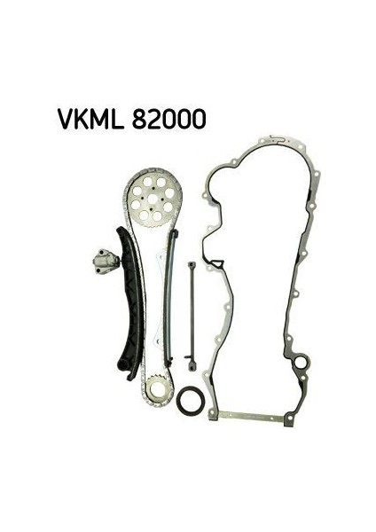 VKML82000 - Eksantrik Zincir Seti Astra H-Corsa C-D-Combo-C-D-Astra J-MERIVA-ALBEA-DOBLO-EGEA-PUNTO-500- 1.3 Jtd -1.3 Cdtı E4-E5-E6 Gergi Kiti Contalı