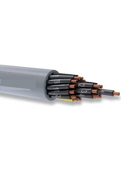 YSLY-24X0.50 ,kesit 0.50MM² 24-Damar/çok Telli Pvc Kumanda Kablo