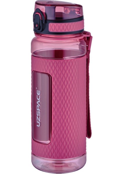 Uzspace 800ML Büyük Boy Tritan Su Matarası Silikon Korumalı Kaydırmaz Gövde 32121