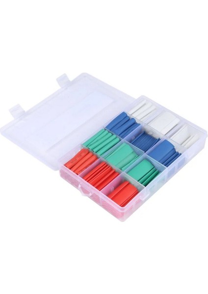 200 Adet Isıyla Daralan Makaron Seti Heat Shrink Elektrik Yalıtım