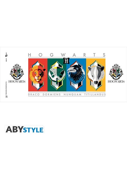 Harry Potter - Mug - 320 ml - House Crests Simple - Subli Box - MG3131 modelleri