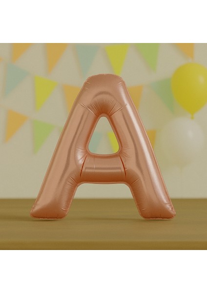 100 cm Rosegold Harf Folyo Balon 40 Inç