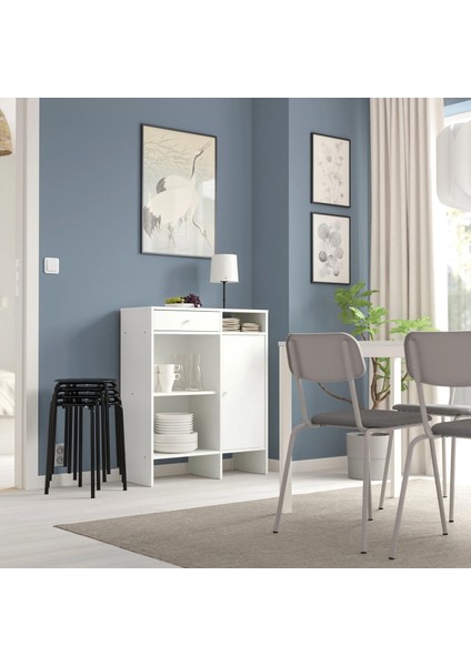 Baggebo Büfe Beyaz 78 x 92 Cm fırsatları