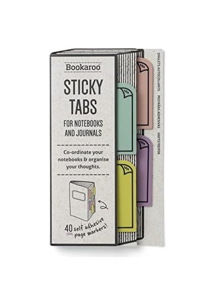 Bookaroo Kitap Ayracı ve Post It Pastel modelleri