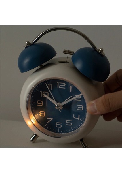 Dekoratif Işıklı Metal Masa Üstü Alarmlı Çalar Saat modelleri