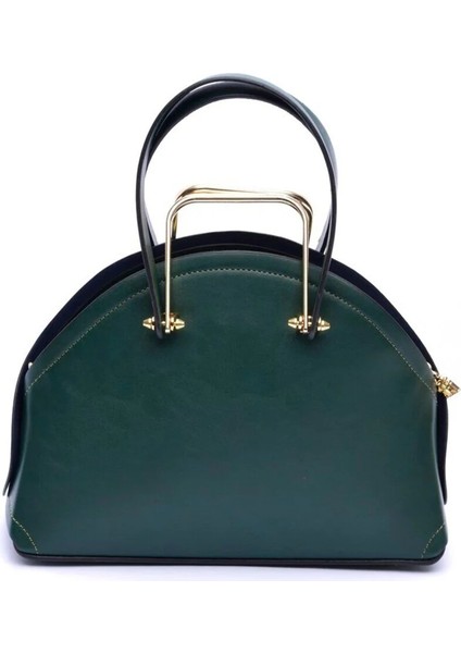 Kadın Koyu Yeşil Askılı El ve Omuz Çanta 67-8056 fiyatları
