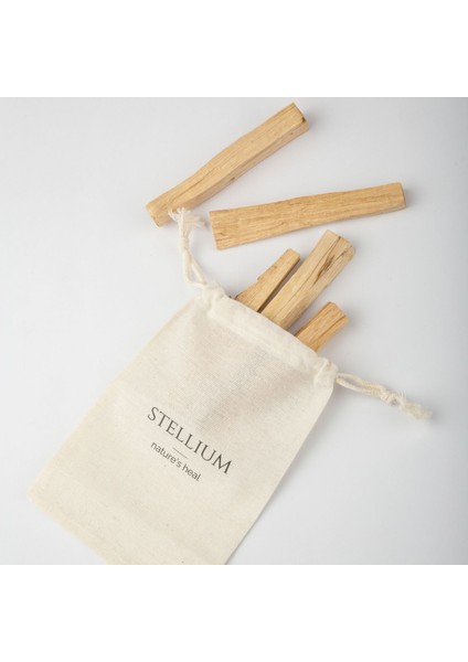 Palo Santo Ağaç Tütsü (Peru) Sertifikalı (Ort 30 Gr-Ort 3 Adet)