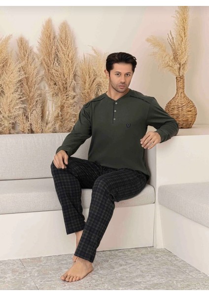 Ekose Kareli Mevsimlik Kumaş Uzun Kol Baba -Oğul Pijama Takım(Tek Tek Sepete Eklenmelidir) fiyatları