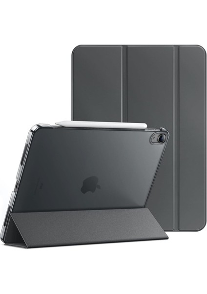 Ipad 10.nesil 10.9 Inç A2695/A2757 /A2777 Uyumlu Uyku Modlu Yatay Standlı Sert Smart Tablet Kılıfı