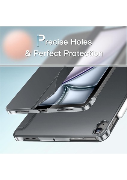 Ipad 10.nesil 10.9 Inç A2695/A2757 /A2777 Uyumlu Uyku Modlu Yatay Standlı Sert Smart Tablet Kılıfı modelleri
