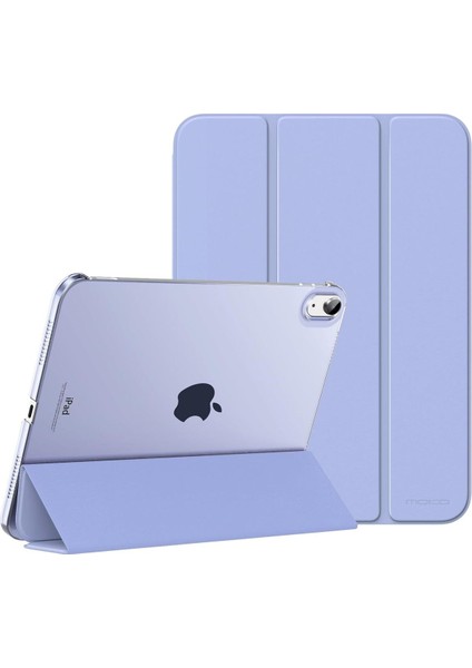 Ipad 10.nesil 10.9 Inç A2695/A2757 /A2777 Uyumlu Uyku Modlu Yatay Standlı Sert Smart Tablet Kılıfı