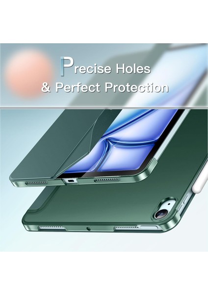 Ipad 10.nesil 10.9 Inç A2695/A2757 /A2777 Uyumlu Uyku Modlu Yatay Standlı Sert Smart Tablet Kılıfı modelleri