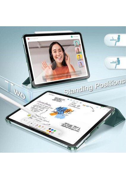Ipad 10.nesil 10.9 Inç A2695/A2757 /A2777 Uyumlu Uyku Modlu Yatay Standlı Sert Smart Tablet Kılıfı indirimleri