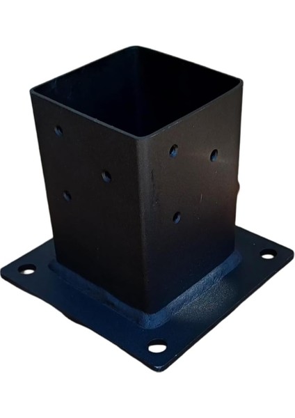 Ayağı 8X8CM Ahşap Bahçe Ev Kamelya Pergola Demir Bağlantı Çardak Bungalov Kolon Payanda Tente Branda Çadır Tütücu Çit Teras Beton