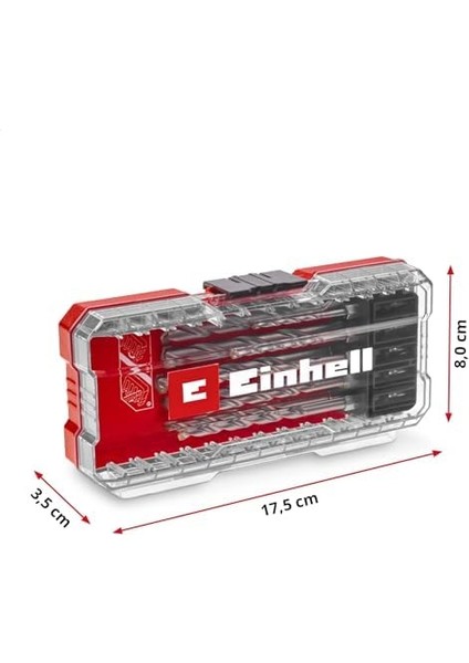 Einhell S-Case 10-Parça Duvar Matkap Ucu Seti (Dın 10083-2'YE Göre Çelikten Yapılmış, E 6.3 Sap, Takılı Karbür Uç, Haddelenmiş Mil, Saklama Kutusu Dahil) - 49108743 modelleri