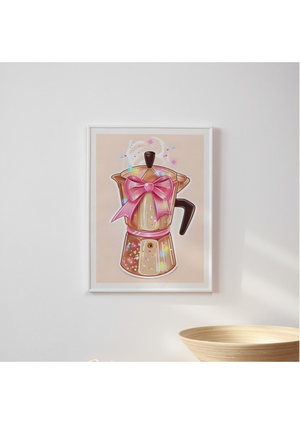 ''lady Coffee'' Poster Tablo (Çerçeveli) fiyatları