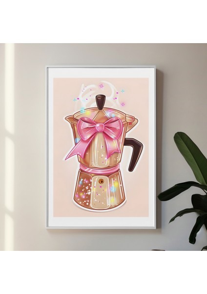 ''lady Coffee'' Poster Tablo (Çerçeveli) modelleri