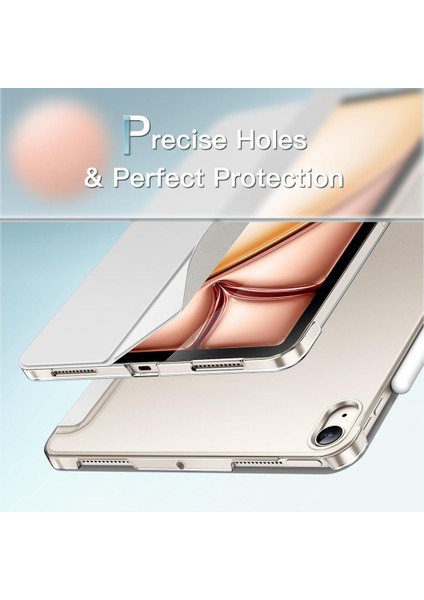 Ipad 11.nesil A16 A3354 /A3355 /A3356 Ile Uyumlu Uyku Modlu Yatay Standlı Sert Smart Tablet Kılıfı modelleri