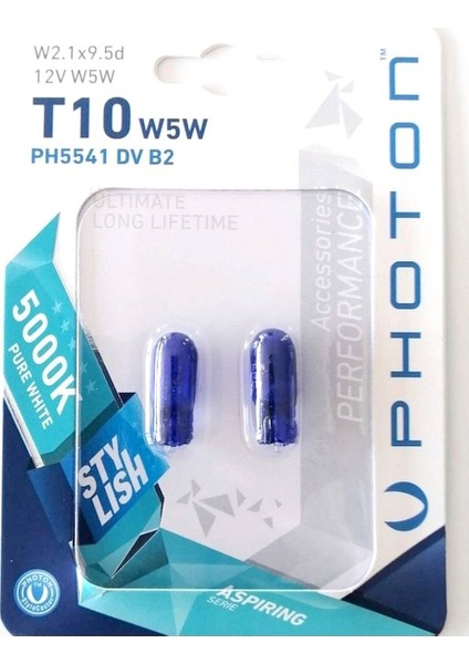 Photon T10 Beyaz Işık Park Lambası Ampulü PH5541DV