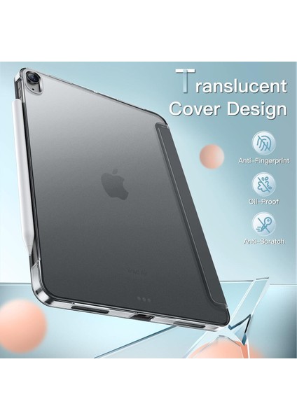 Ipad 11.nesil A16 A3354 /A3355 /A3356 Ile Uyumlu Uyku Modlu Yatay Standlı Sert Smart Tablet Kılıfı fırsatları