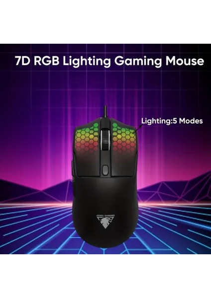 GM693 7d Wired Rgb Gaming Mouse