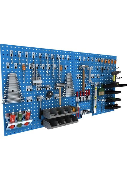 DP.45.100.02 Dolapsan Metal Delikli Takım Asma Panosu