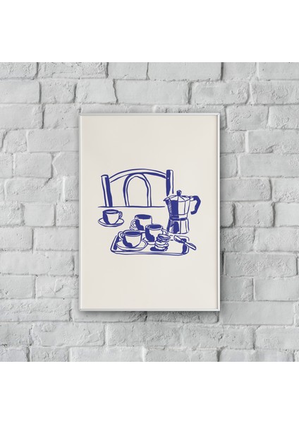 ''coffee Table'' Poster Tablo (Çerçeveli)