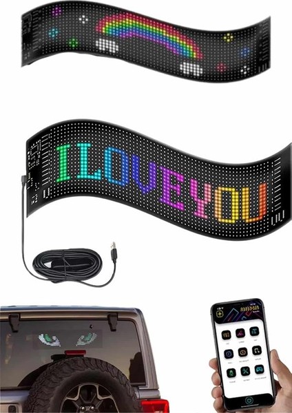 Digital Araba Yazısı Ekran Matrix En Büyük Boy Matrix LED Panel 19*96 Pıxel