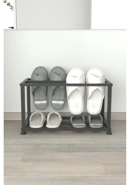 Metal Terlik Düzenleyici Modern Minimalist Antre & Hol Toparlayıcı 22X40X20 cm fiyatları