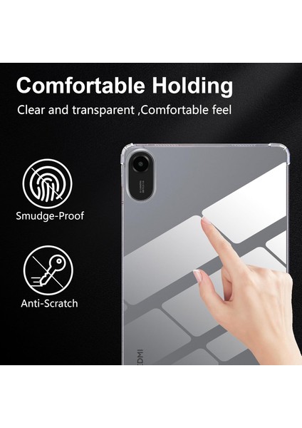 Xiaomi Redmi Pad 2 11 Inç 2025 Kılıf Arkası Şeffaf Köşe Korumalı Darbeye Dayanıklı Tablet Kılıfı modelleri