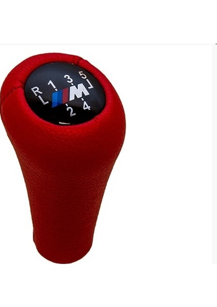 Bmw M 5 Ileri Vites Topuzu Kırmızı Suni Deri