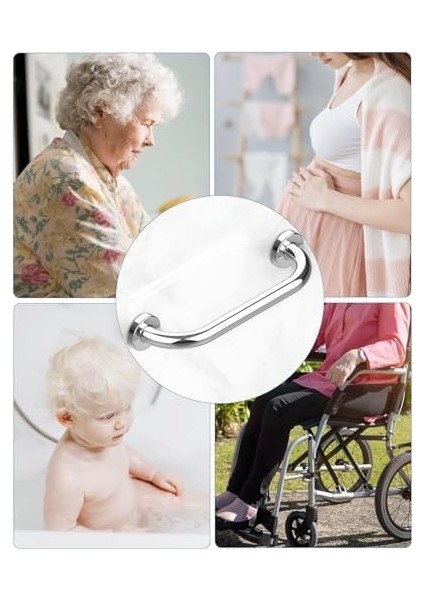 Yaşlı, Bedensel Engelli Tutunma Barı, Hasta Tutunma Barı, Küvet Tutamağı, Krom Kaplama (40CM) modelleri