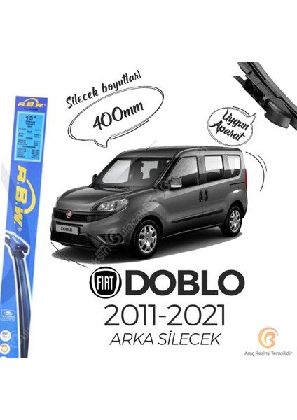 Fiat Doblo Arka Silecek (2011-2021) Rbw