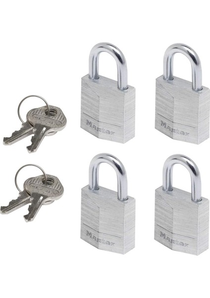 Lock Küçük Asma Kilitler [4'lü Set] [aynı Kilit? End] 9120EURQNOP — Sırt Çantaları, Bavul, Bilgisayar Çantaları ve Daha Fazlası Için Ideal