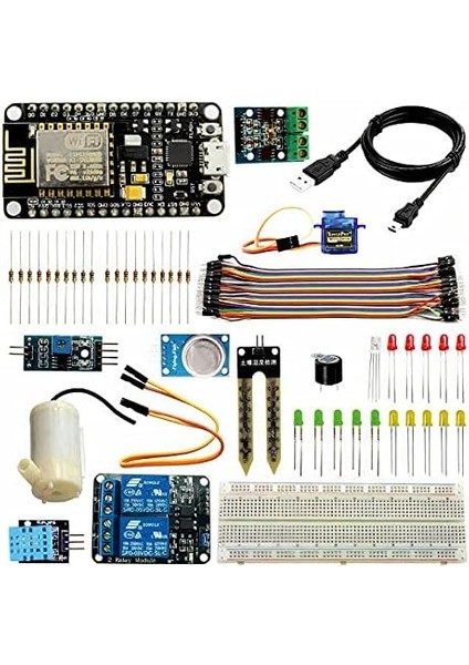 Nodemcu Iot Proje Geliştirme Seti - Arduino Ide ile Programlanabilir (E-Kitap Hediyeli) fiyatları