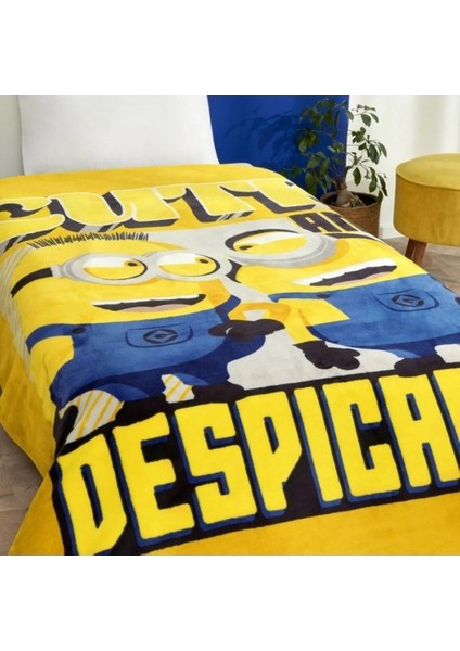 Lisanslı Tek Kişilik Minions Battaniye 160X220 cm fiyatları